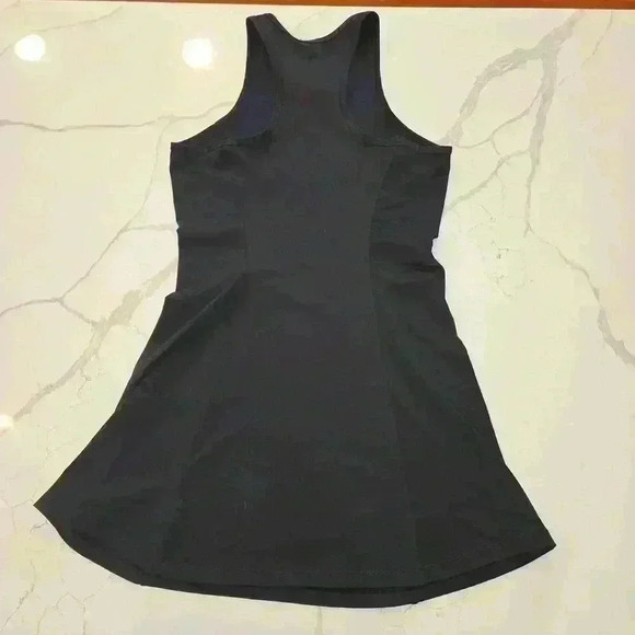 Willit Womens Fit & Flare Racer Back Tank Exercise Dress Black Size Large - Picture 2 of 6